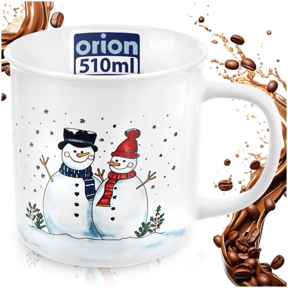 Kubek ceramiczny bałwan 470 ml