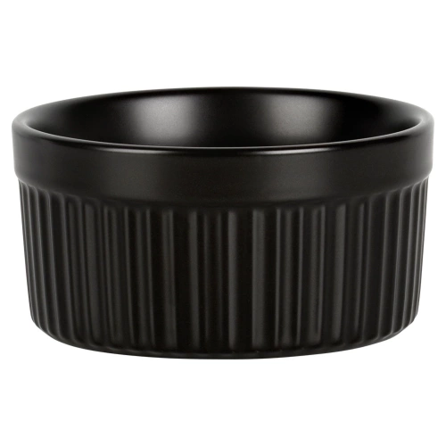 Miseczki do zapiekania porcelanowe czarne 260 ml 2 szt.