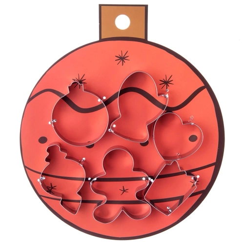 Wykrawacze do ciastek stalowe 6 szt.