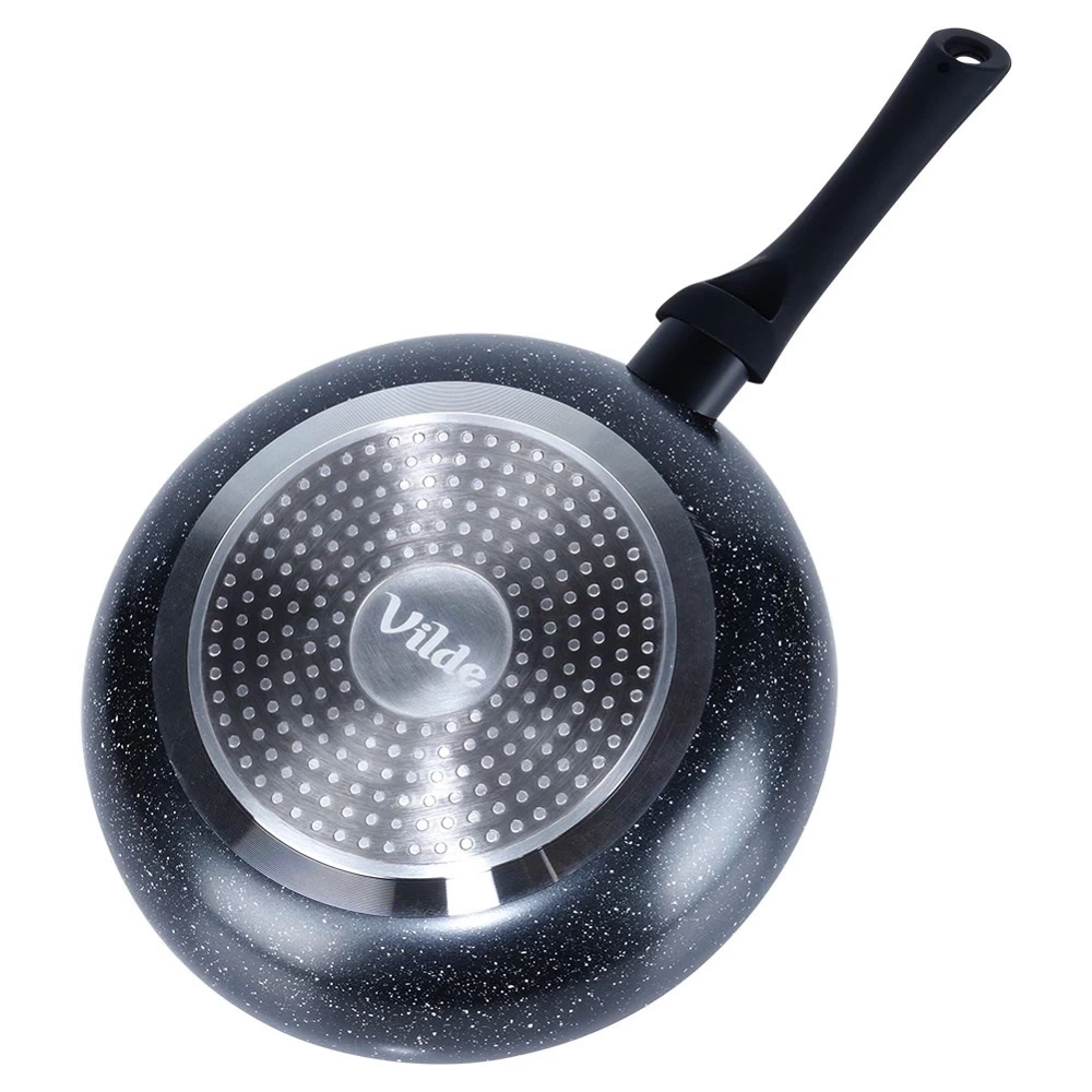 Zestaw patelni granitowy BLACK LINE 3 szt. 20 / 24 / 28 cm