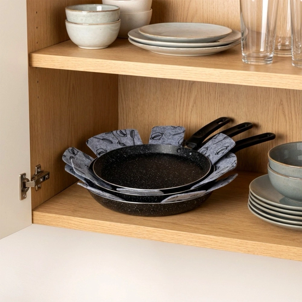 Przekładki ochronne do patelni filcowe 38 cm 3 szt.