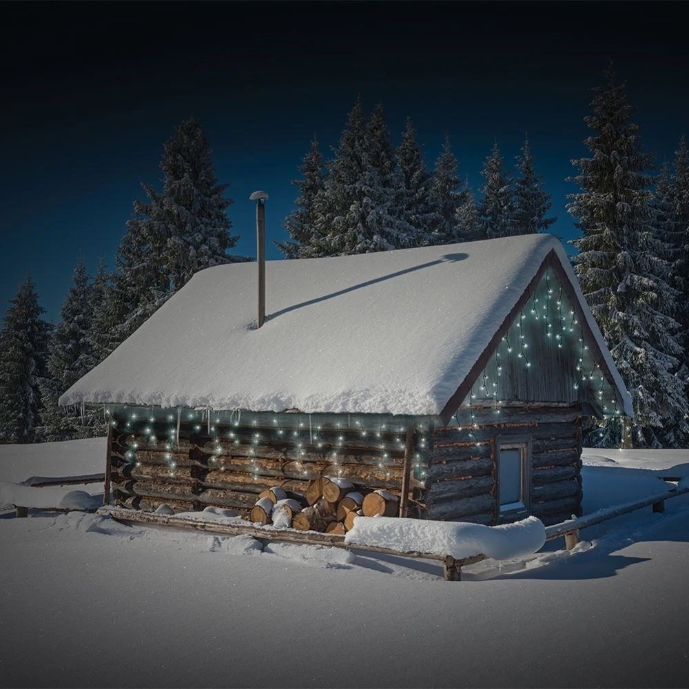 Kurtyna świetlna zewnętrzna 180 LED 5,85 m