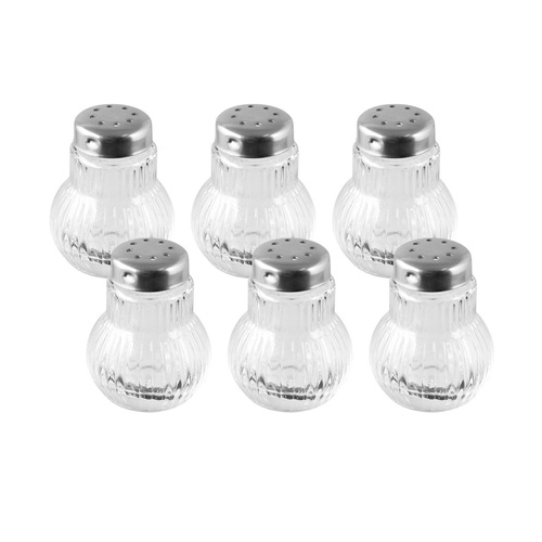 Mini pojemnik szklany, 6 sztuk FACKELMANN do przypraw