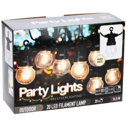 Girlanda ogrodowa LED 9,5 m 20 szt.