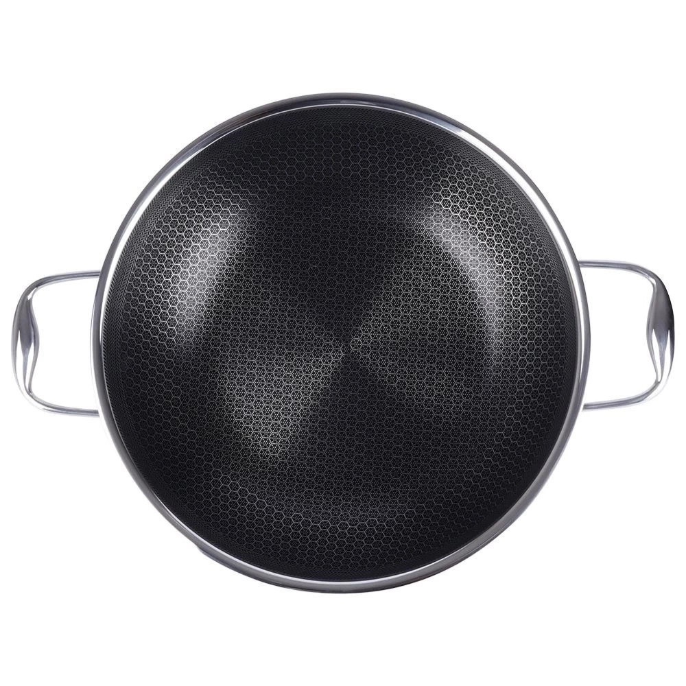 Patelnia wok stalowa nieprzywierająca COOKCELL 28 cm