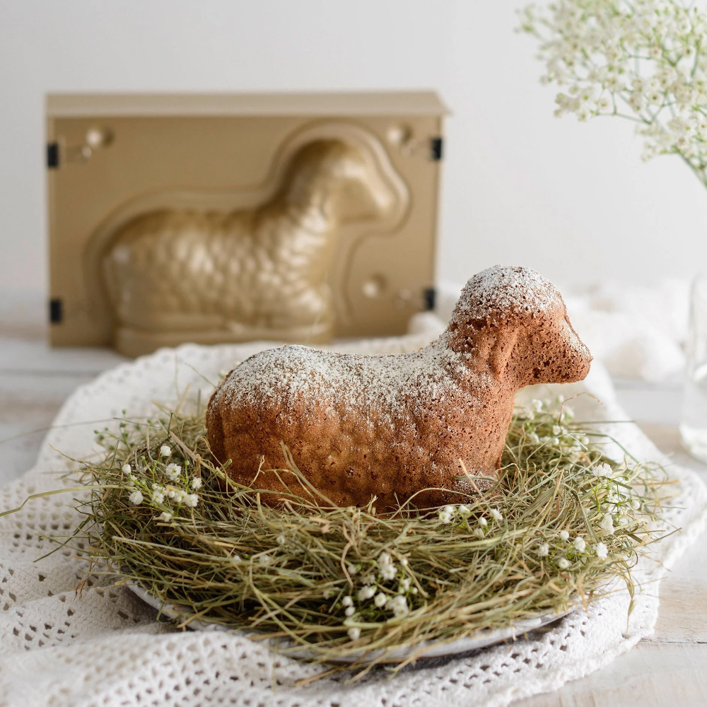 Forma do pieczenia wielkanocna Zając 0,6l baranek 0,9L Dr.Oetker zestaw