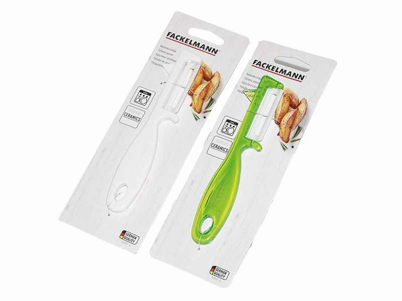 Obieraczka skrobak obierak podłużna z ceramicznym ostrzem FACKELMANN 41949