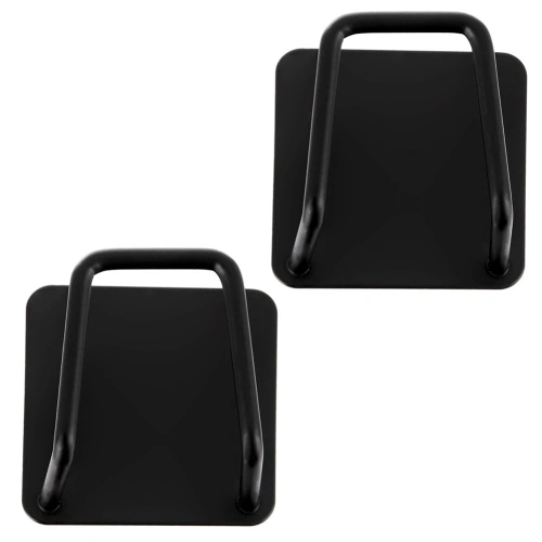 Haczyk wieszak samoprzylepny czarny BLACK 4,8x4,8 cm 2 szt.