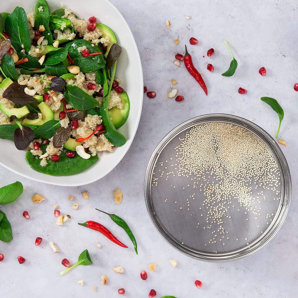 Sito do mąki ze stali nierdzewnej, Ø20 cm FACKELMANN