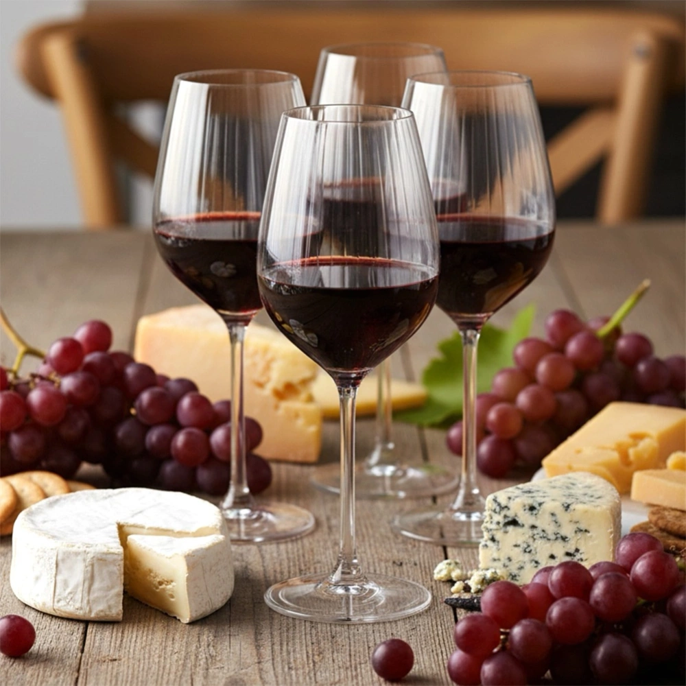 Kieliszki do wina szklane 490 ml 4 szt.