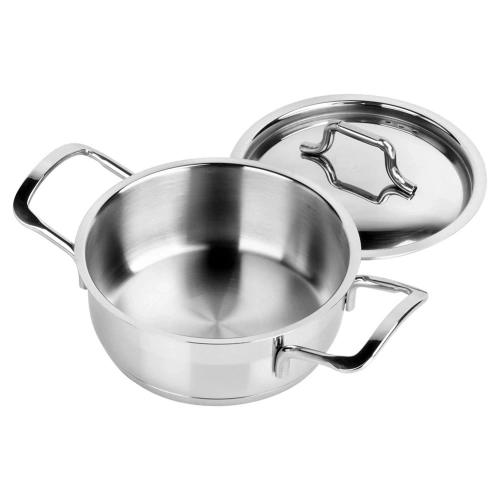 Garnek stalowy z pokrywką ANETT 14 cm, 700 ml