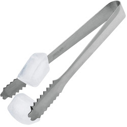 Szczypce metalowe barmańskie do kostek lodu cukru w kostkach  49293