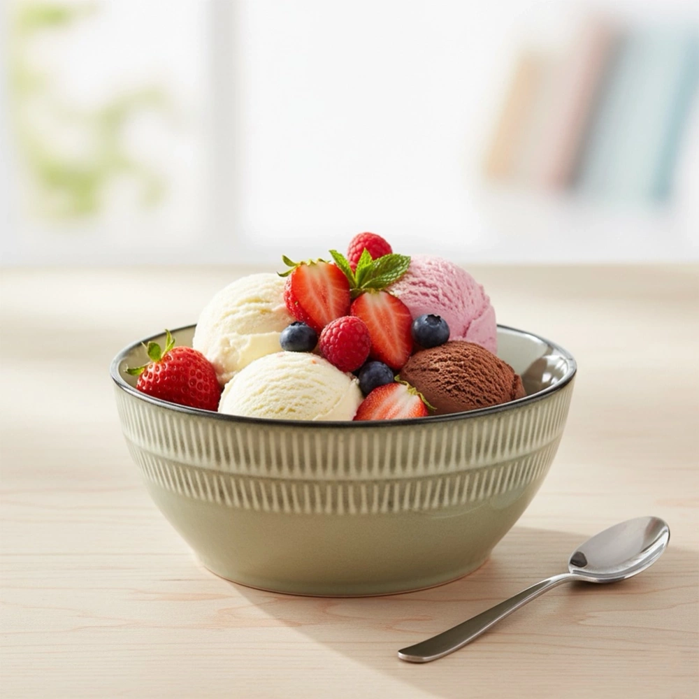 Miseczka ceramiczna szara 16 cm, 750 ml