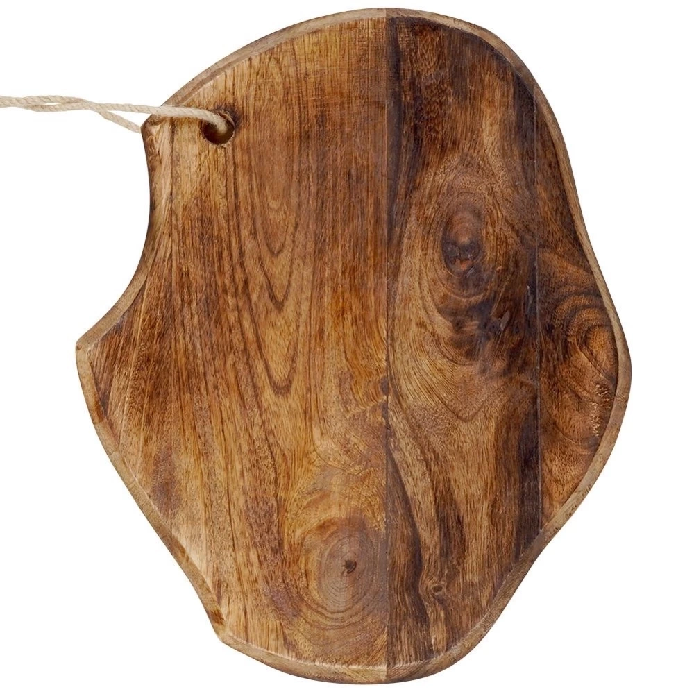 Deska do krojenia i serwowania drewniana 33x22 cm
