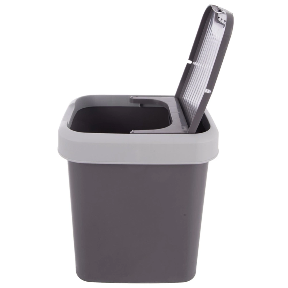 Kosz na śmieci plastikowy szary 12 l