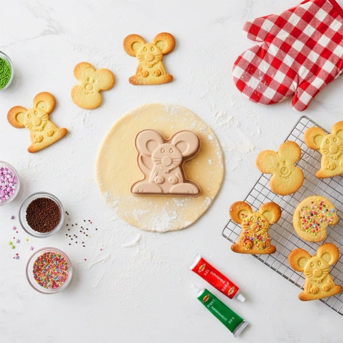 Forma do pieczenia silikonowa mysz 20x20x4,5 cm