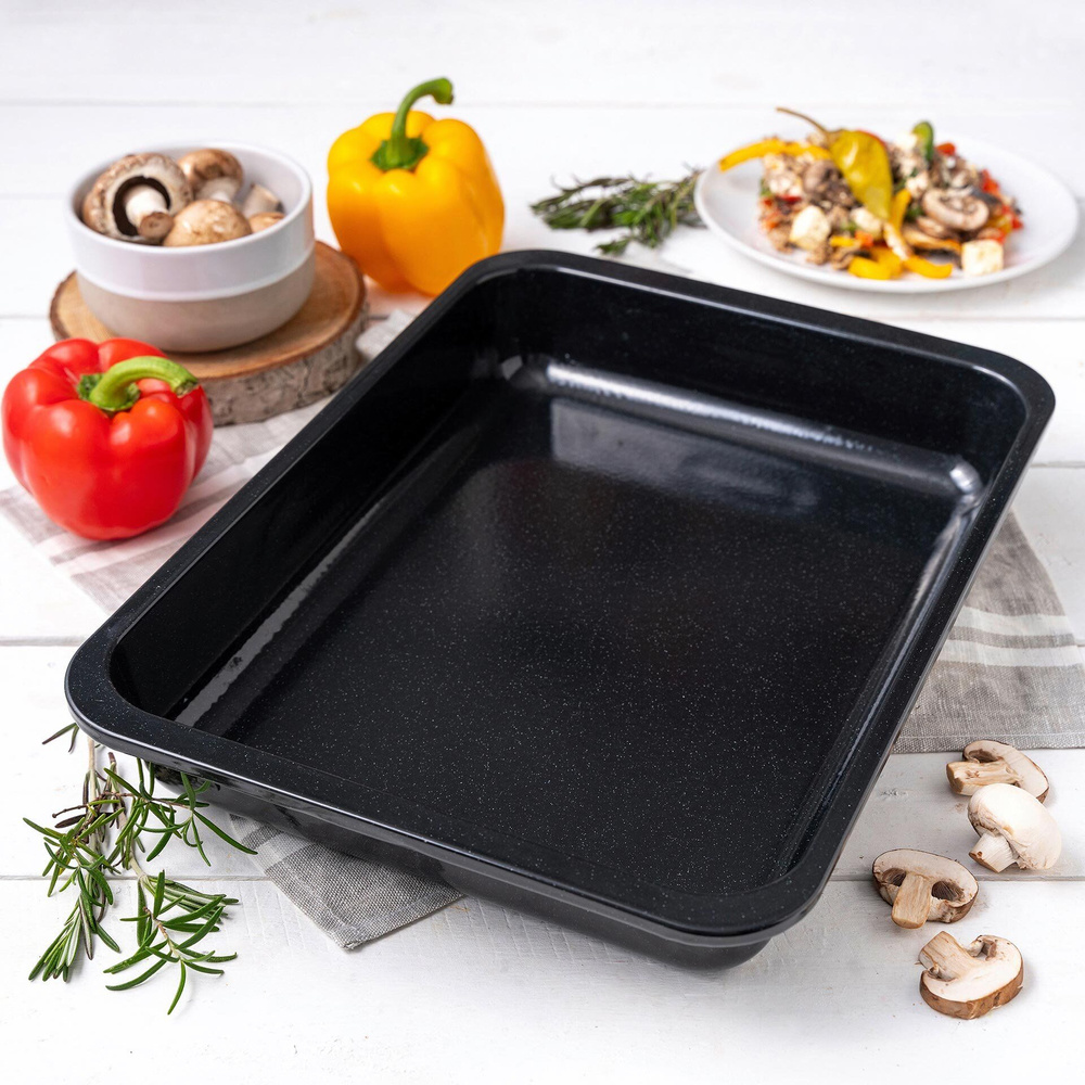 Forma do pieczenia 40x29 cm, emaliowana Zenker