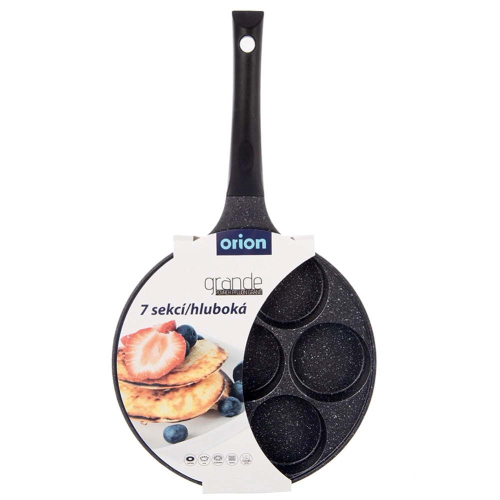 Patelnia do jajek granitowa 7 otworów GRANDE 27 cm