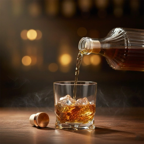 Butelka z korkiem szklana 500 ml