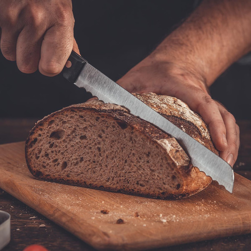 Nóż kuchenny Mega, 20 cm ostrze Nirosta do krojenia pieczywa wypieków