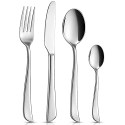Zestaw sztućców stalowy dla 6 osób 24 el.