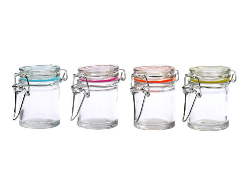 Słoiczek z zaciskiem klamrą 50 ml FACKELMANN 46910