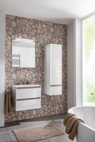 Szafka z umywalką ceramiczną 60 cm Kolekcja Miami 