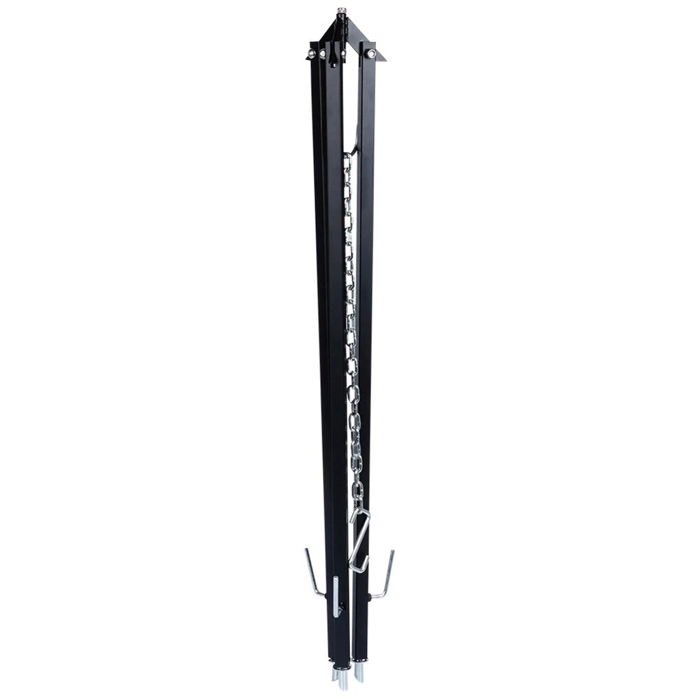 Stojak na kociołek, ruszt grillowy stalowy regulowany trójnóg 150 cm