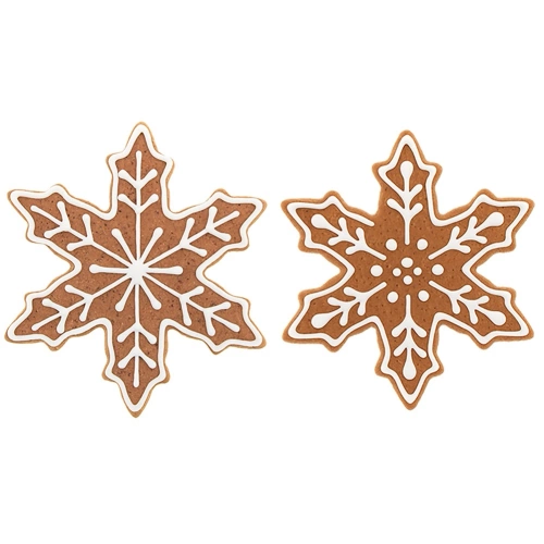 Wykrawacz do ciastek stalowy płatek śniegu 10 cm