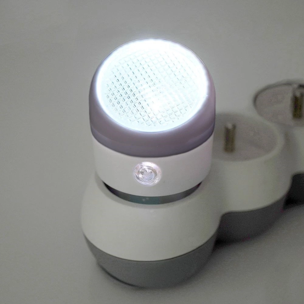 Lampka nocna LED do kontaktu z czujnikiem zmierzchu biała