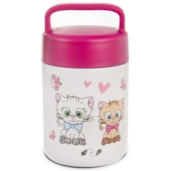 Termos obiadowy stalowy KOTEK 450 ml