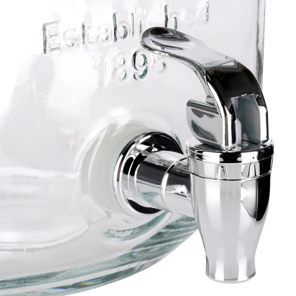 Słój do napojów z kranikiem szklany 4 l