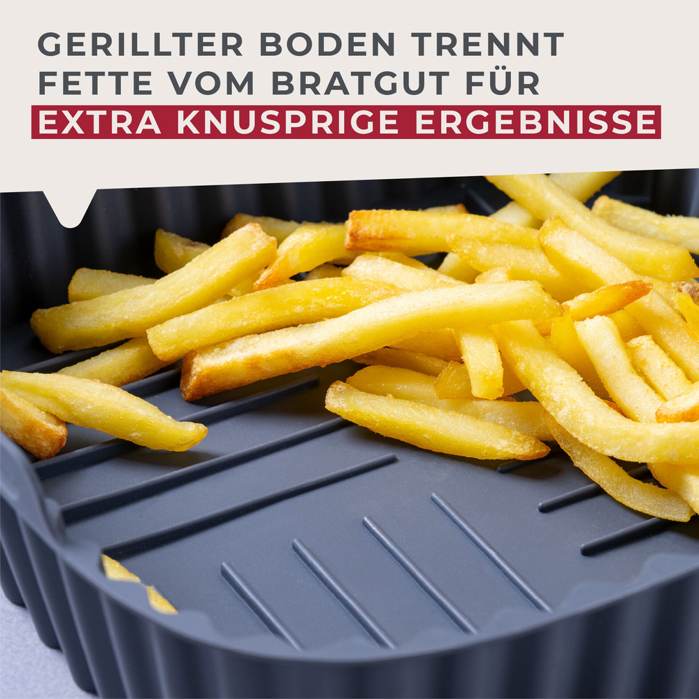 Forma silikonowa do frytkownicy powietrznej, 21x21x7 cm FACKELMANN