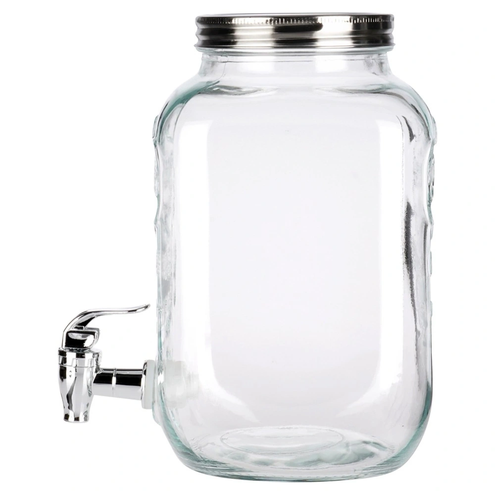 Słój do napojów z kranikiem szklany 4 l