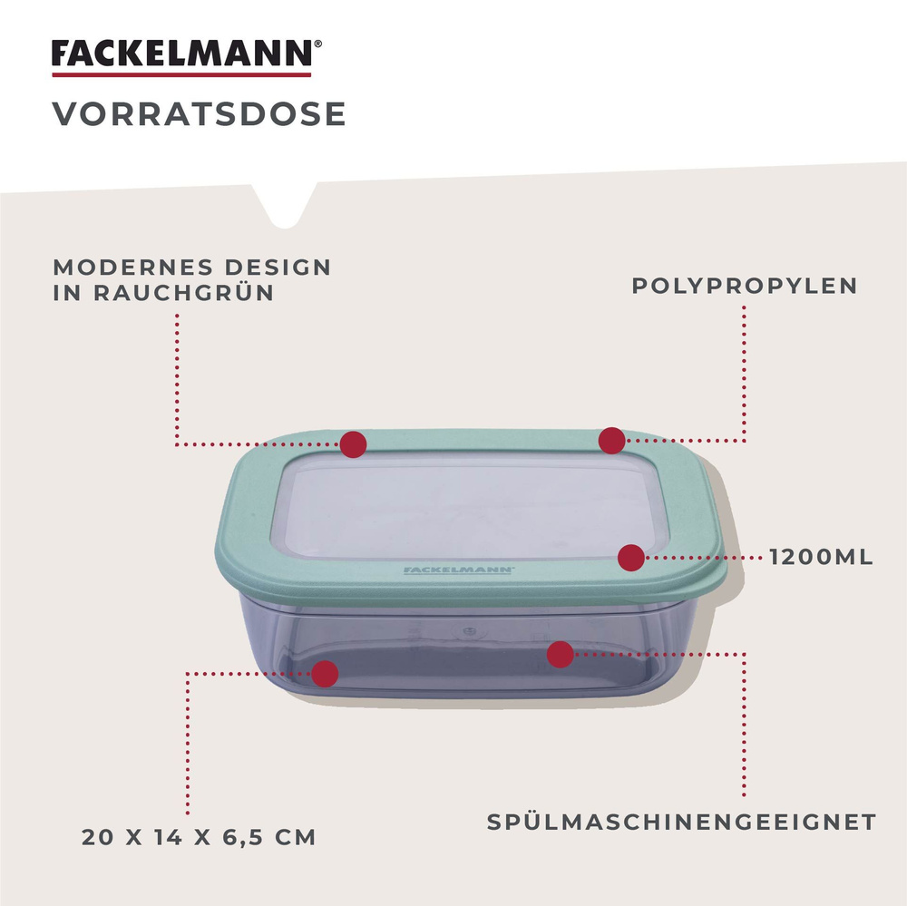 Pojemnik na żywność 1,2L Be The Move FACKELMANN