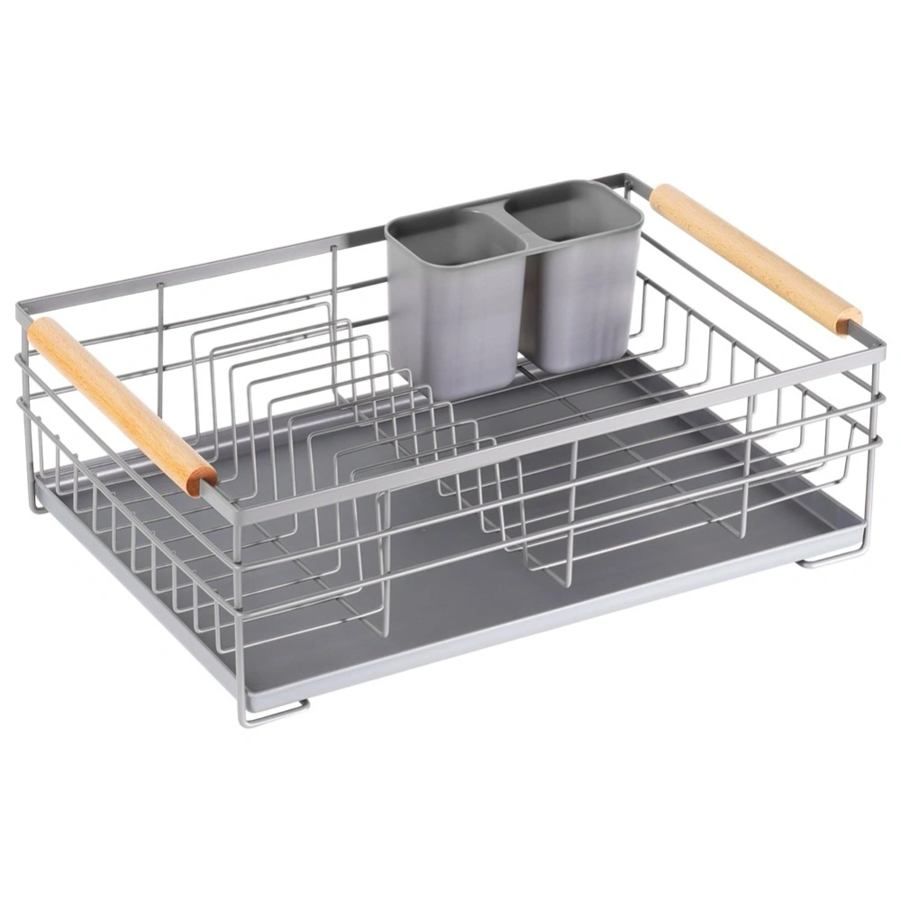 Suszarka na naczynia szara 43x28,5x14,5 cm