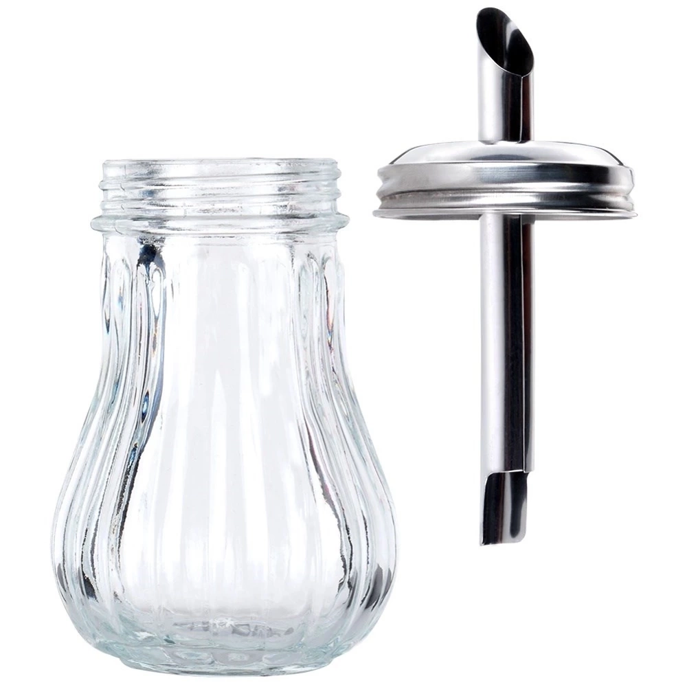 Cukierniczka z dozownikiem szklana 190 ml