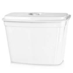 Kosz na obierki na drzwi z pokrywką biały 4 l