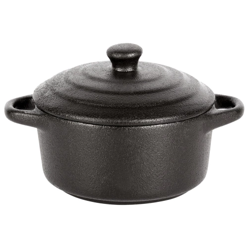 Miseczka do zapiekania porcelanowa z pokrywką 300 ml