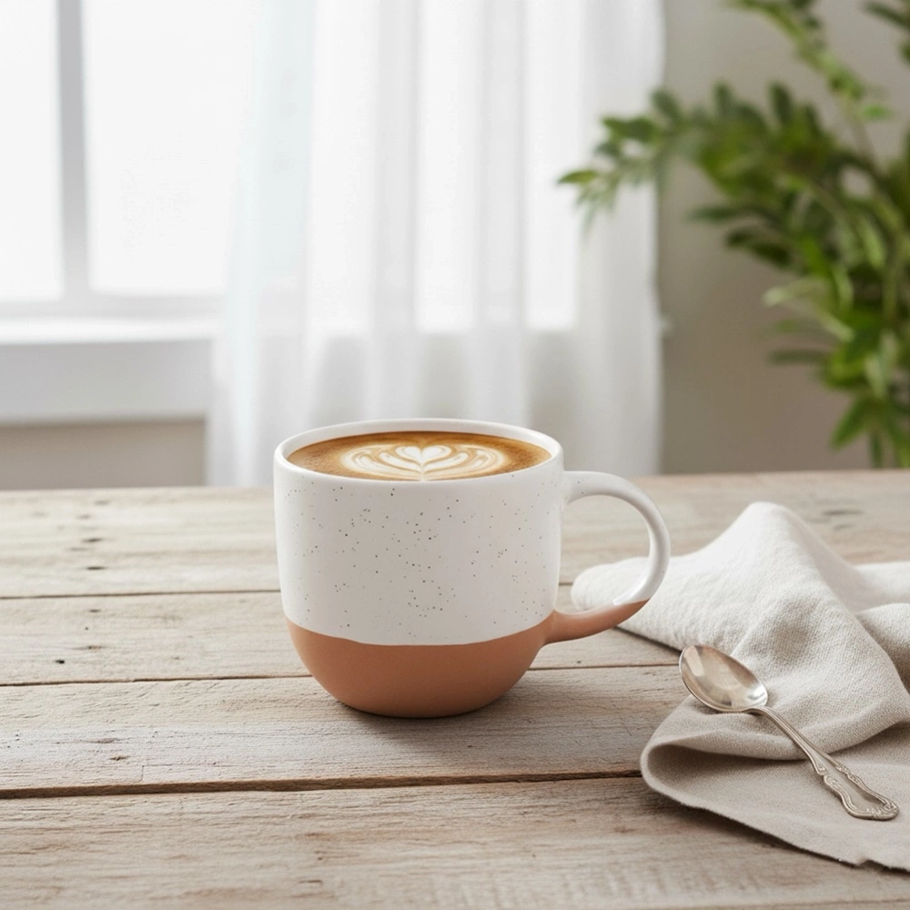 Kubek ceramiczny biały 290 ml