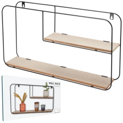 Półka ścienna metalowa 52x10,5x29 cm