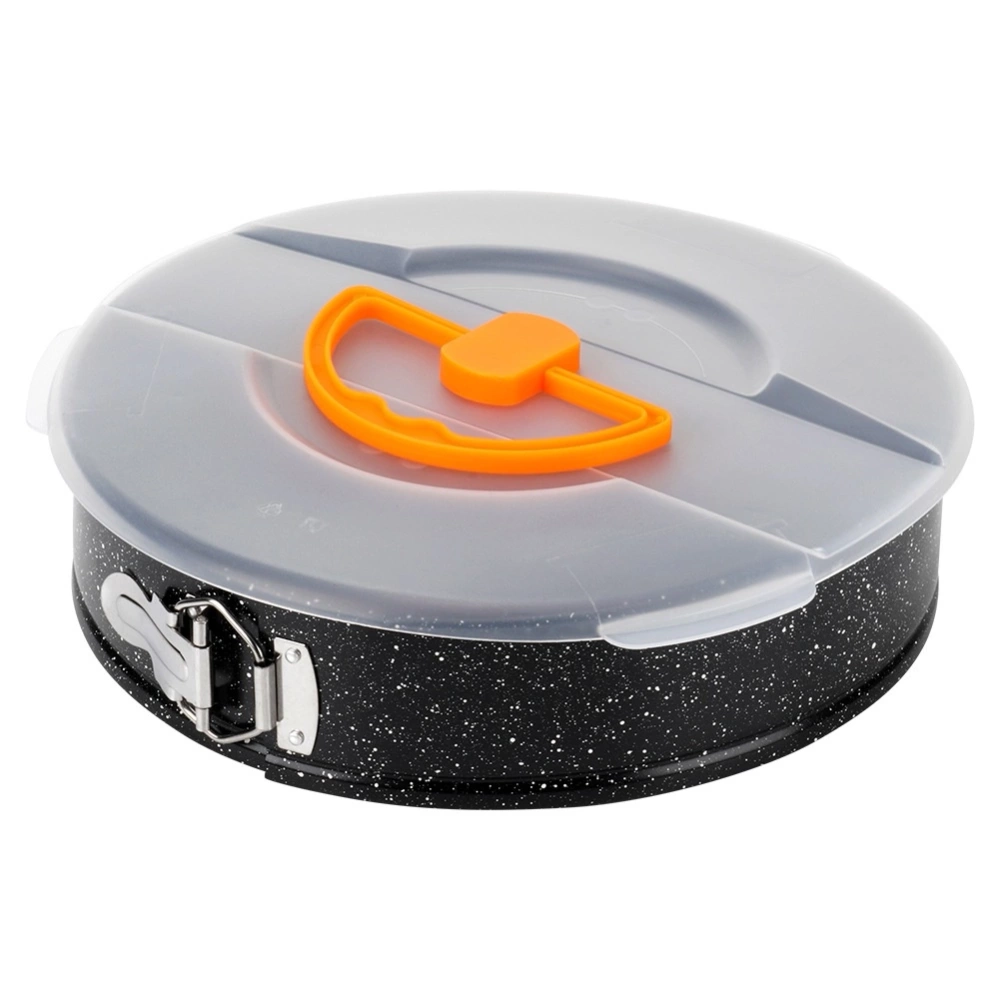 Tortownica rozpinana granitowa z pokrywką 28 cm