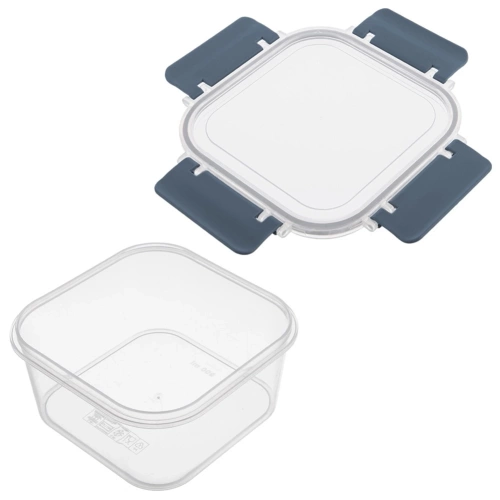 Pojemniki na żywność z pokrywką i uszczelką 4 szt.