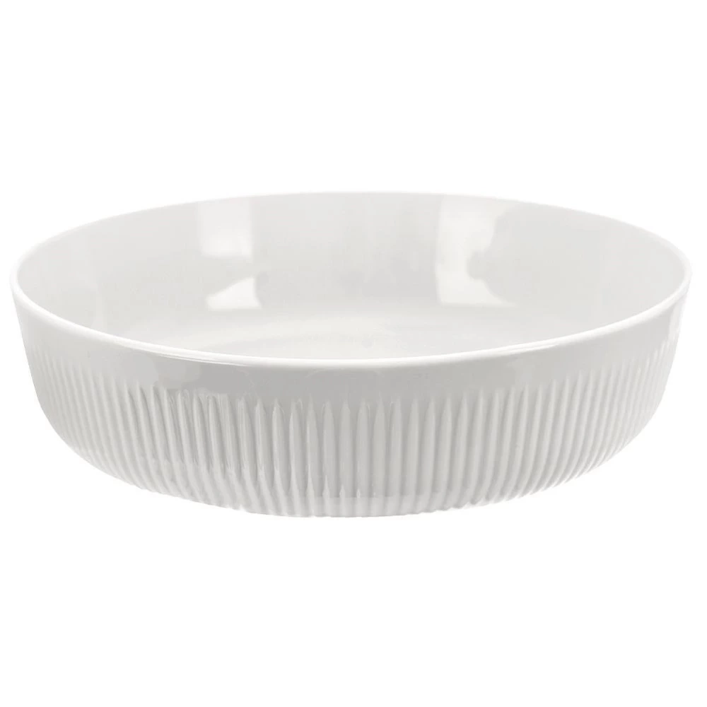 Naczynie żaroodporne porcelanowe białe 29x29x8 cm, 4 l