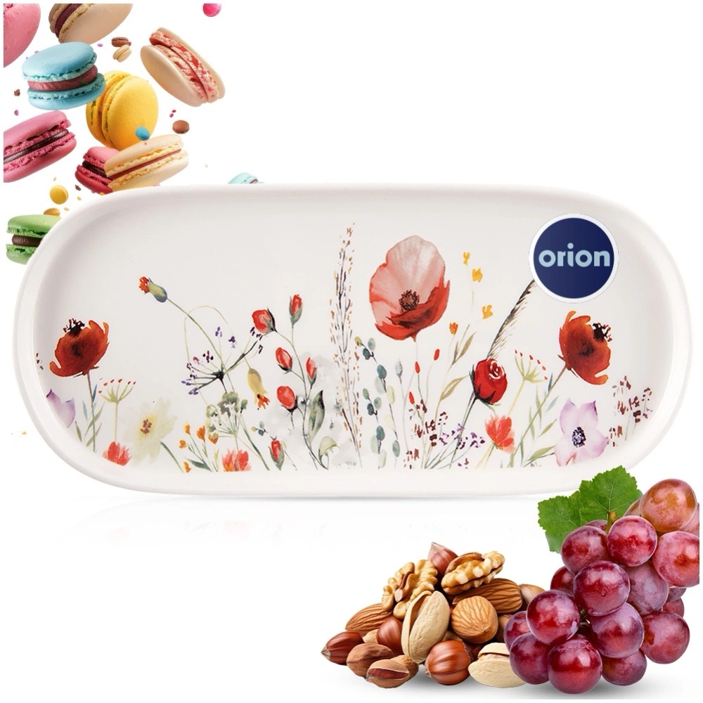Talerz do serwowania porcelanowy MAKI 25x12 cm