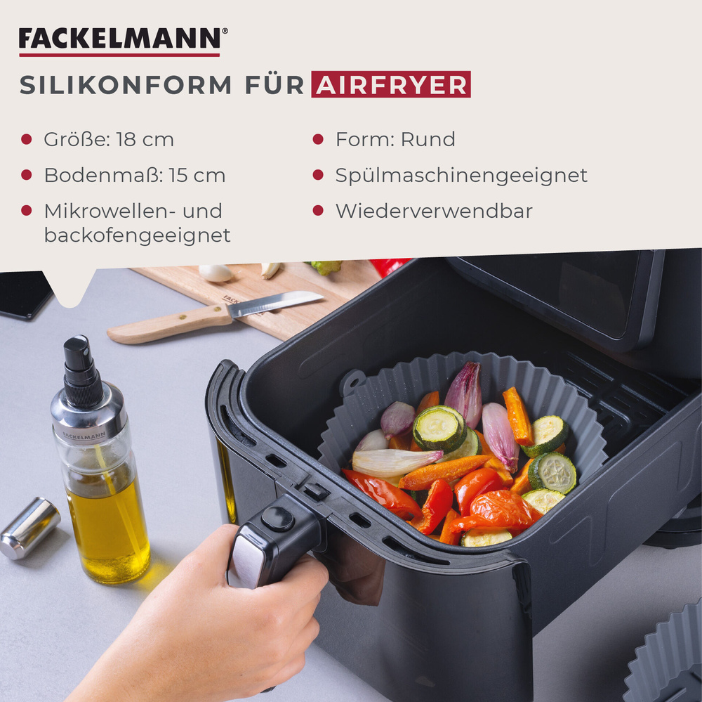 Forma silikonowa do pieczenia, okrągła, Ø18 cm FACKELMANN