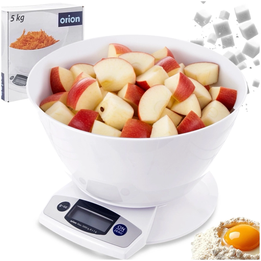 Waga kuchenna z misą elektroniczna 5 kg, 2,5 l