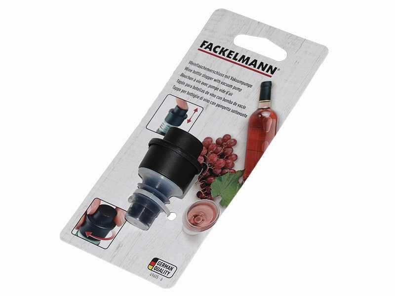 Zamknięcie do wina z pompką Fackelmann 49605