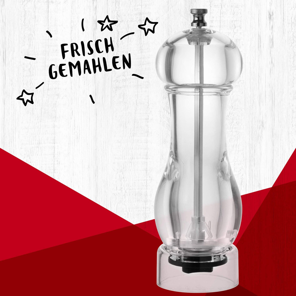 Młynek do soli i pieprzu z ceramicznym mechanizmem, 19 cm FACKELMANN