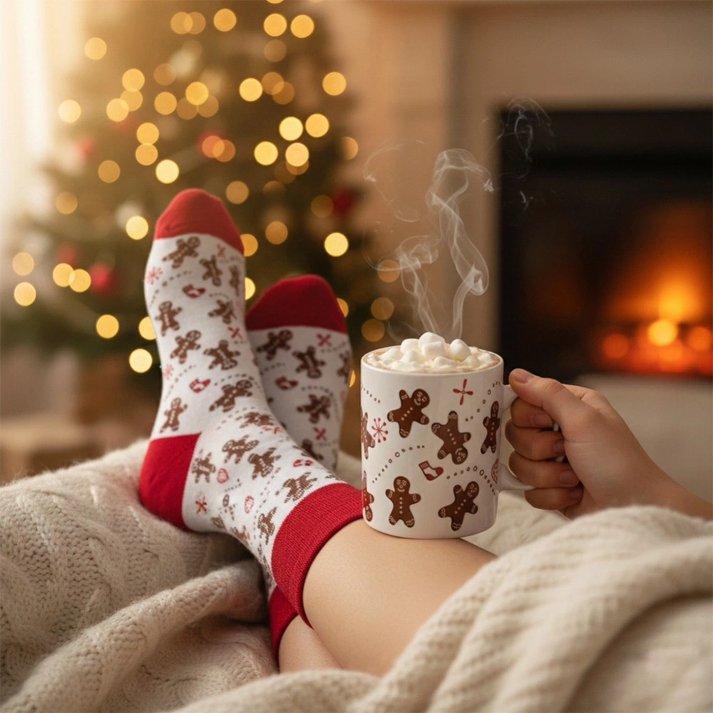 Kubek ze skarpetkami 350 ml